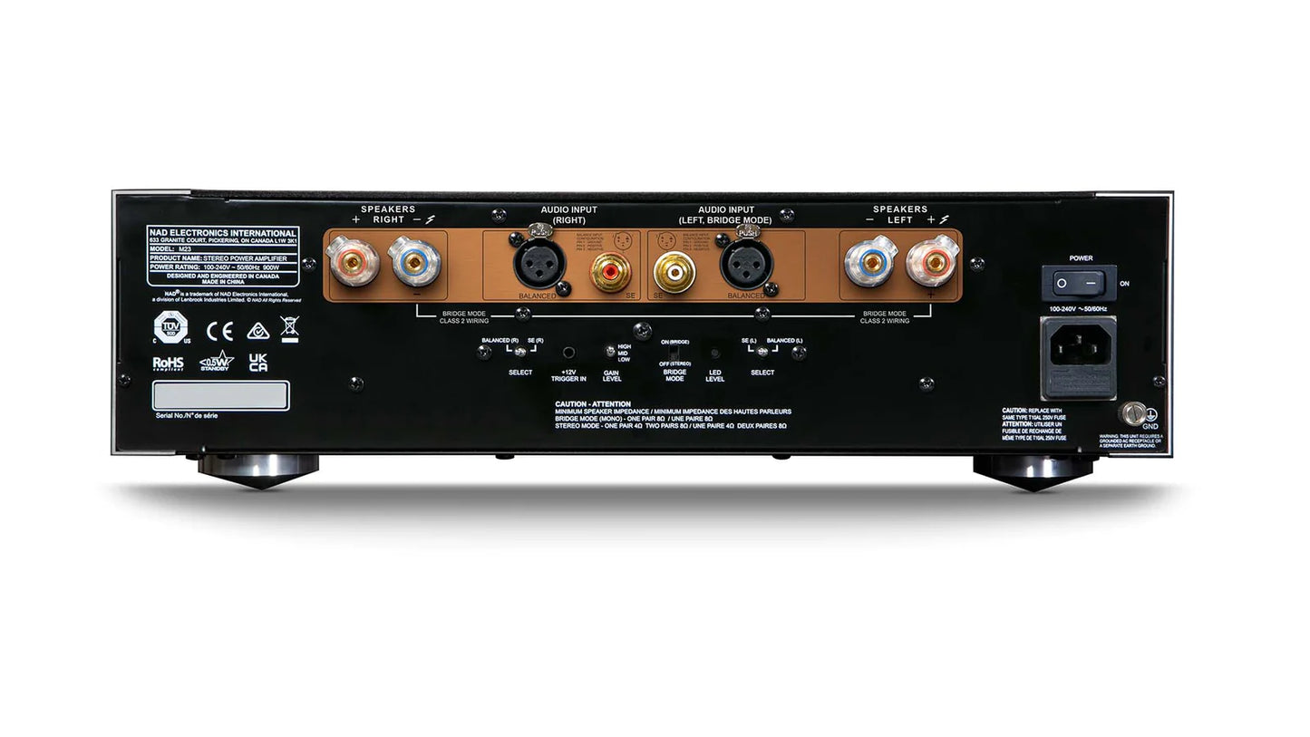 M23 Master Series Stereo Power Amplifier